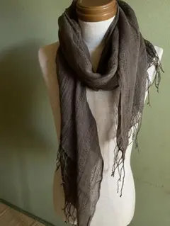 ローシルク ストール 天然素材 草木染め ラック Raw Silk Stole 2025年