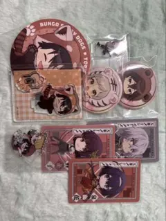 文豪ストレイドッグス 缶バッジ アクスタ カード アクキー コースター