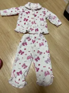 Powder Sugar リボン柄パジャマ 100cm