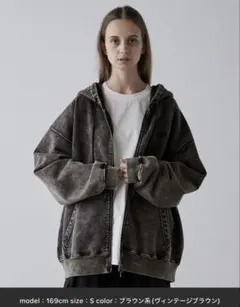 clel ジップパーカー