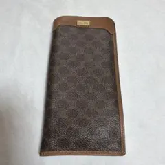 CELINE メガネ •サングラス•小物などブラウン レザーマルチケース