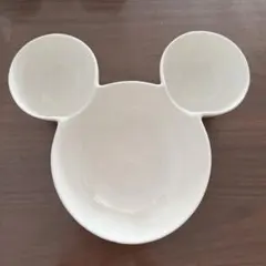 ミッキーマウス型陶器皿