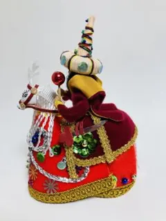 ポーランド人形　アート　木製/布製人形　工芸品　フォークアート　手作り　置物