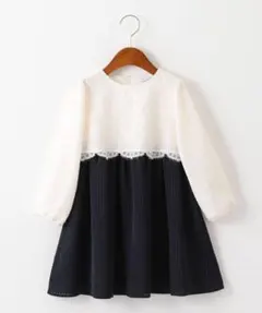 レース サテン　ワンピース　フォーマル　サイズ115