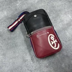 【CASTELBAJAC】 ボディバッグ ショルダーバッグ 斜め掛け 黒/赤