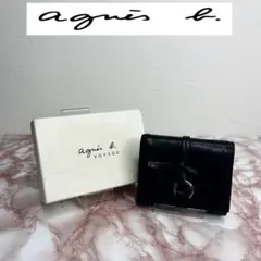 30【極美品】agnes b. アニエス・ベー　二つ折り財布 折り財布のサムネイル