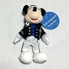 ディズニー　クラブマウスビート　ミッキー　黒ジャケット　ぬいぐるみバッジ