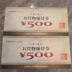 ヤマダデンキ　お買い物優待券　株主優待