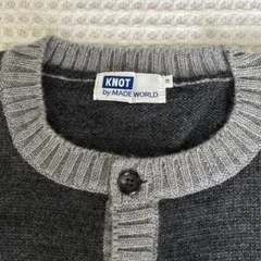 メードインワールド　クルーカーディガン