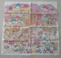 Sanrio キャラクターズ1974〜2015　 大判ハンカチ 50×50cm