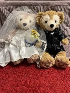 ダッフィー シェリーメイ　ウェディングドールセット