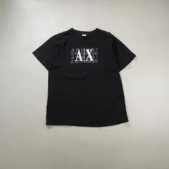 ARMANI EXCHANGE ロゴプリント半袖Tシャツ ブラック/EZ139