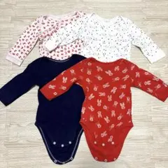 ユニクロ ロンパース 4枚セット