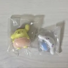 サンリオ かぼちゃぱんつ　フィギュア　シナモロール　ポムポムプリン　2体セット