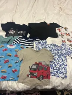 100cm 夏用子供用Tシャツとパンツセット