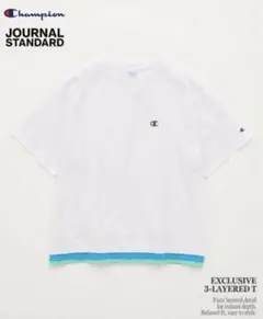ジャーナルスタンダード　チャンピオン　レイヤードTシャツのサムネイル