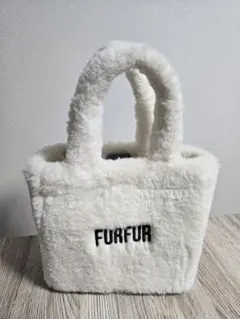 FURFUR エコファートートバッグ ホワイト