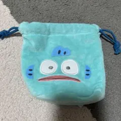 はぴだんぶい ふわふわフェイス巾着 ハンギョドン