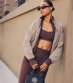 Lululemon ヨガパンツ ブラウン XS