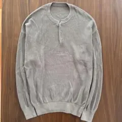 CREPUSCULE クレプスキュール ヘンリーネックニット