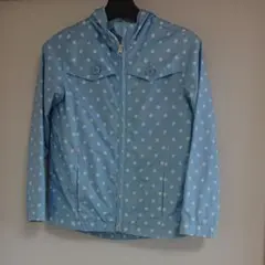 140㎝ GAPkids 水色ナイロンジャンパー