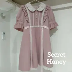Secret Honey レース襟フリルワンピース