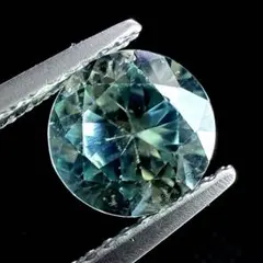 1.57ct グリニッシュブルー ジルコン 1538 天然 ルース 宝石鑑別書付