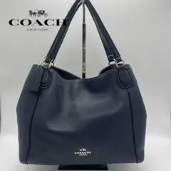 極美品✨ COACH イーディー 近年モデル 2way ショルダーバッグ 紺