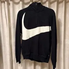 Nike ジップアップパーカー ブラック/ホワイト