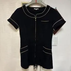 Mサイズ MODE LOUIS 黒チュニック 半袖エステユニフォーム - メルカリ