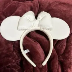 最終値下げ！ディズニー ミニー耳 カチューシャ ホワイト