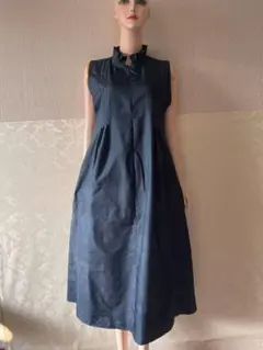 ミッチー様専用着物リメイク ロングワンピース ノースリーブ 大島紬