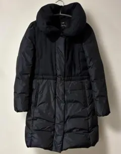 美品！クリーニング済み！23区ダウンコート　小さいサイズ32 切り替え　ネイビー