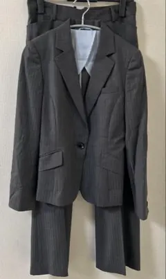 P.S.F.A スーツ　上下　セットアップ　グレー　ストライプ