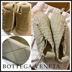 Bottega Veneta イントレチャート　スニーカー ベージュのサムネイル