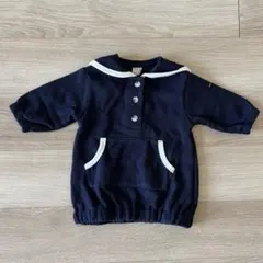 プティマイン　セーラー襟　トレーナー　ワンピース