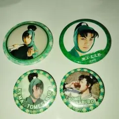 ミュージカル　忍たま乱太郎　潮江文次郎　食満留三郎　缶バッジ　4点セットのサムネイル