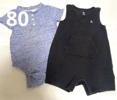 GAP Baby ベビー 80 ロンパース　半袖　タンクトップ　男の子　セット