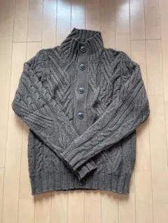 【※Harry711 様専用※】ZANONE ケーブル編みカーディガン ブラウン