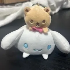 サンリオ　シナモロール　ぬいぐるみ　マスコット　キーホルダー　もちもちころころ