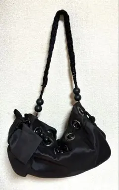 To be chicブラックショルダー・ハンドバッグのサムネイル