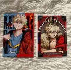 僕のヒーローアカデミア　最強ジャンプ1月号　ホログラムステッカー　爆豪勝己　2枚