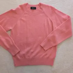 A.P.C. カシミヤ ニットセーター S ピンク