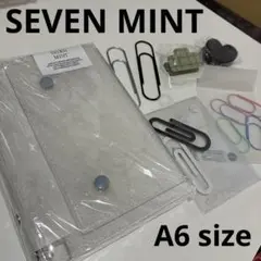 A6 バイブル SEVEN MINT クリアバインダー リフィルセット - メルカリ