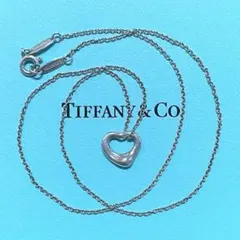 ティファニー オープンハート ペンダント ネックレス ミニ シルバー925