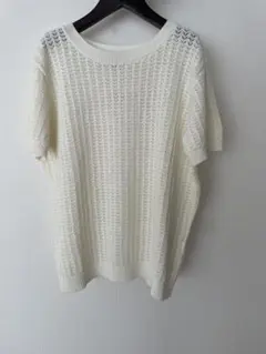 A.P.C 아일렛 워터마크 뜨개질 니트