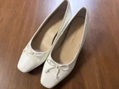 ウェディングシューズ　オリエンタルトラフィック バレエパンプス ホワイト