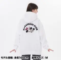 東京ディズニーリゾート　ミッキー　ミニー　裏起毛　パーカー　Lサイズ