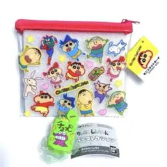 クレヨンしんちゃん ミラーコレクション チョコビ ミニフラットポーチ セット