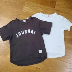 110〜120サイズ　FOVキッズTシャツ　2枚セット　シンプル　ロゴのサムネイル